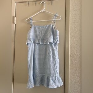 Baby blue dress